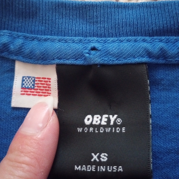 Blue Obey Shirt - Picture 5 of 5
